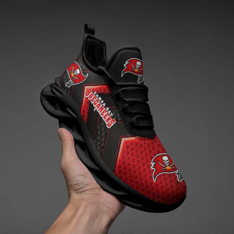 Tampa Bay Buccaneers Yezy Running Sneakers Side View