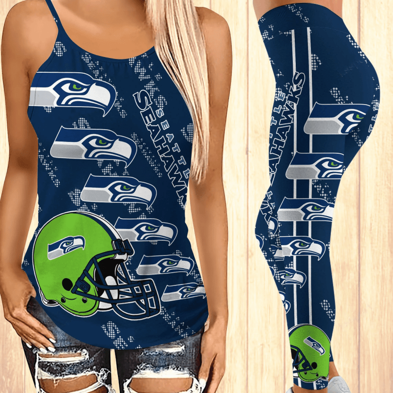 Seattle Seahawks Criss Cross Tank Top