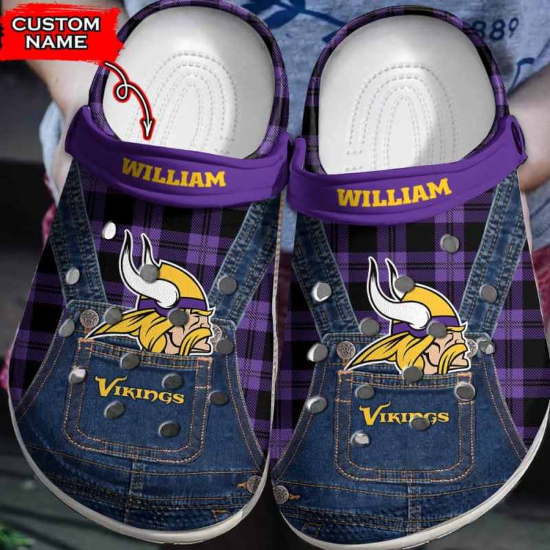 Minnesota Vikings Personalized Limited Clog