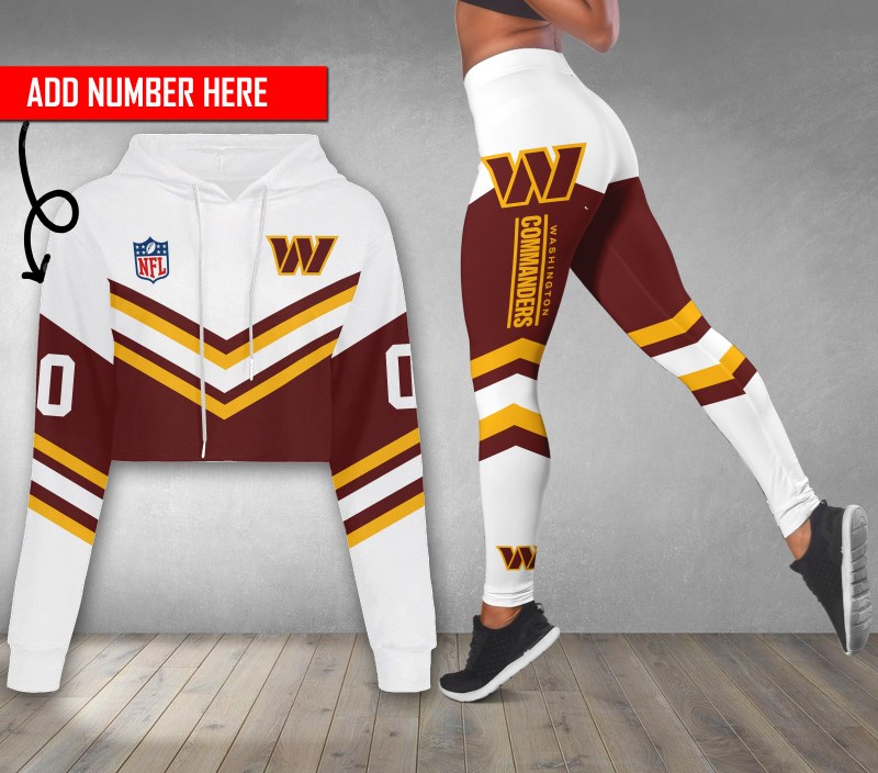 Washington Commanders Croptop Hoodie