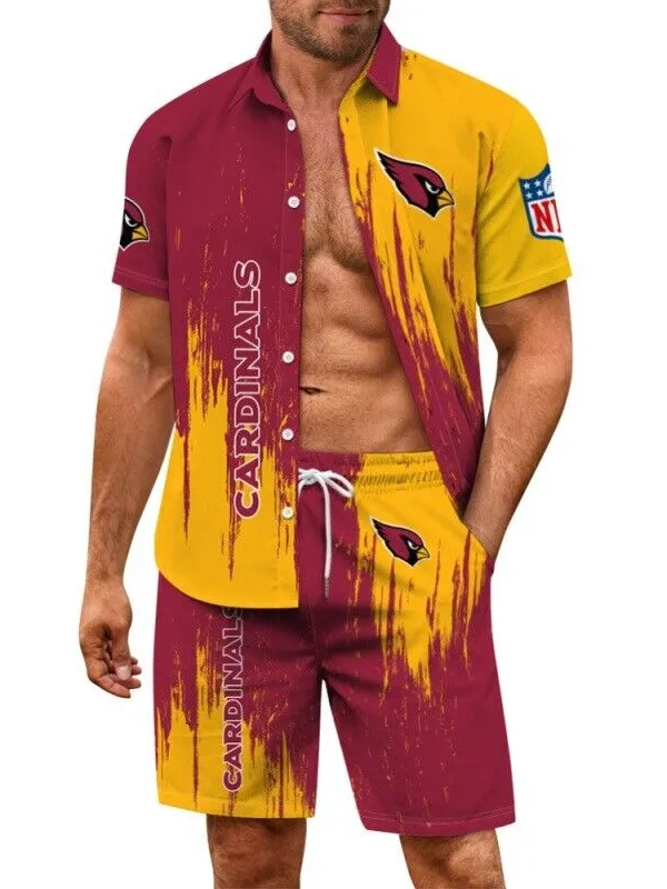 Arizona Cardinals Hawaiian Shirt and Shorts