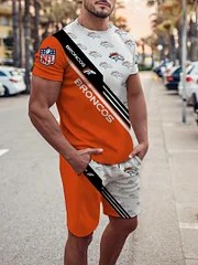 Denver Broncos T-Shirt and Shorts