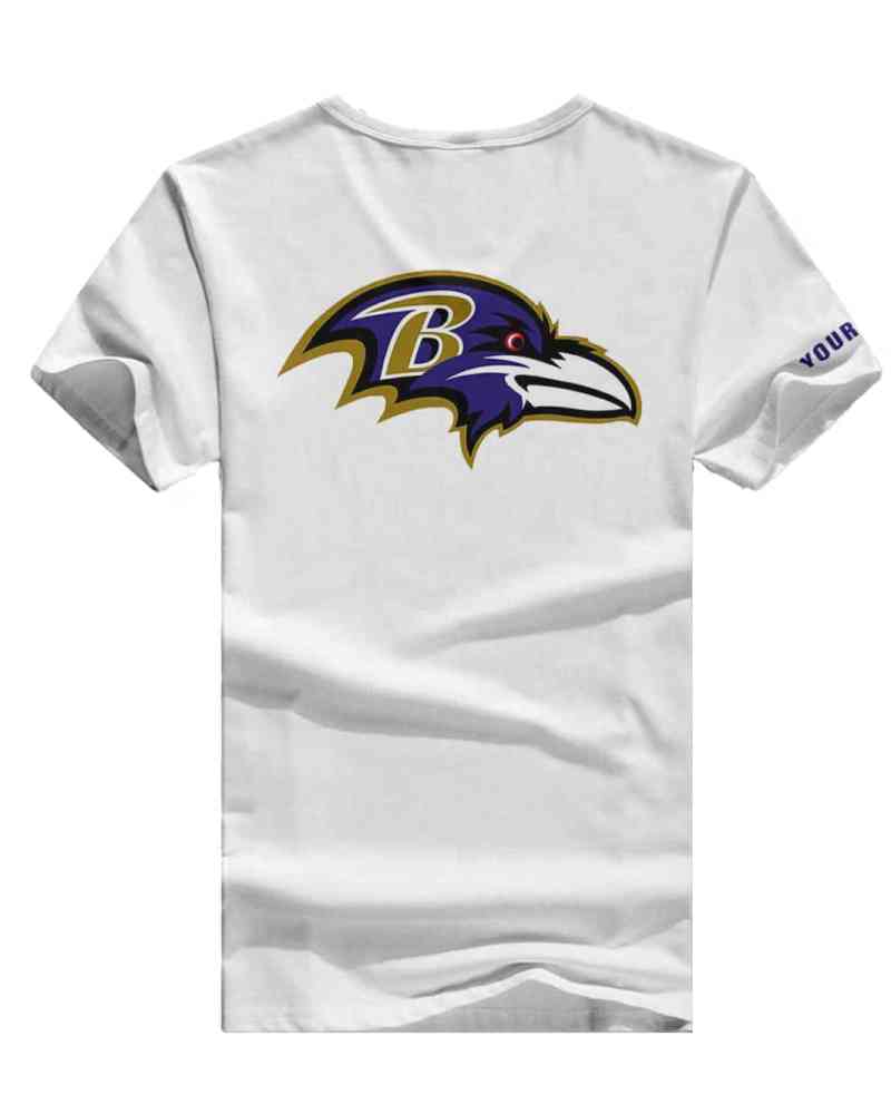 Baltimore Ravens V-neck T-shirt Detail