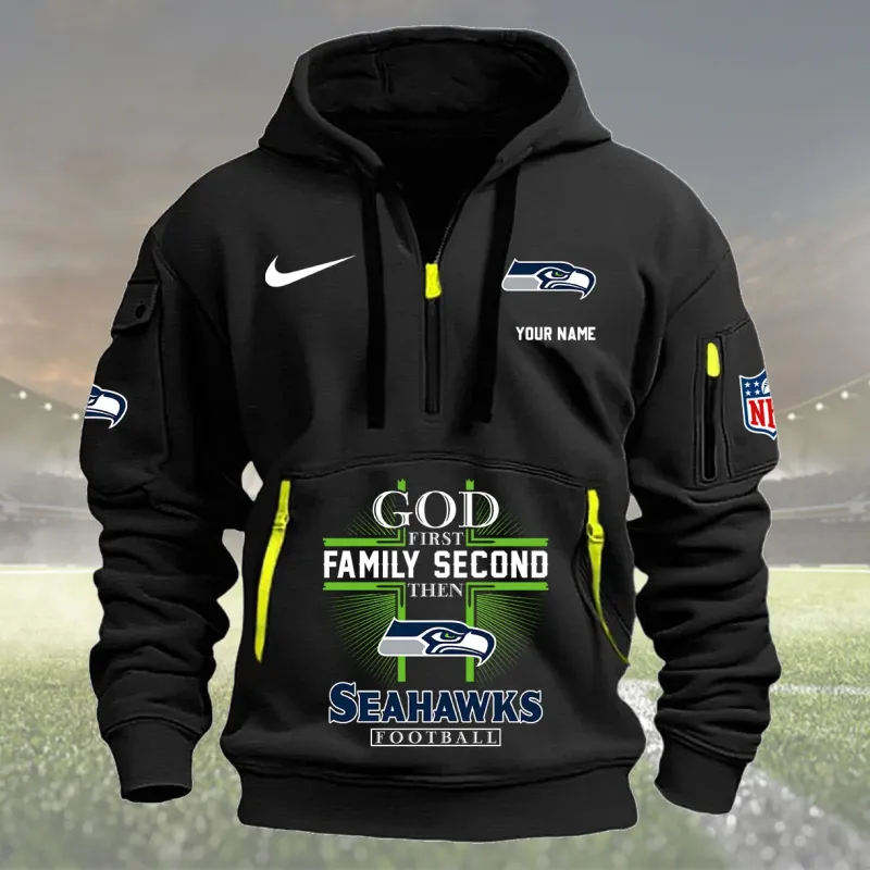 Seattle Seahawks Black Hoodie