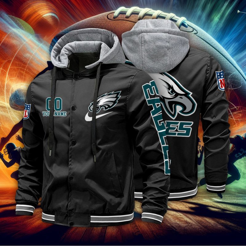 Philadelphia Eagles Baseball Jacket