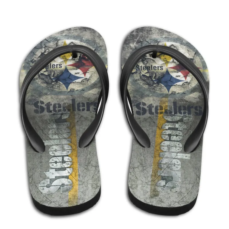 Pittsburgh Steelers Summer Flip Flop Image 1