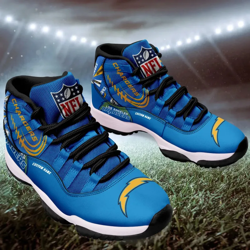 Los Angeles Chargers Personalized Sneakers
