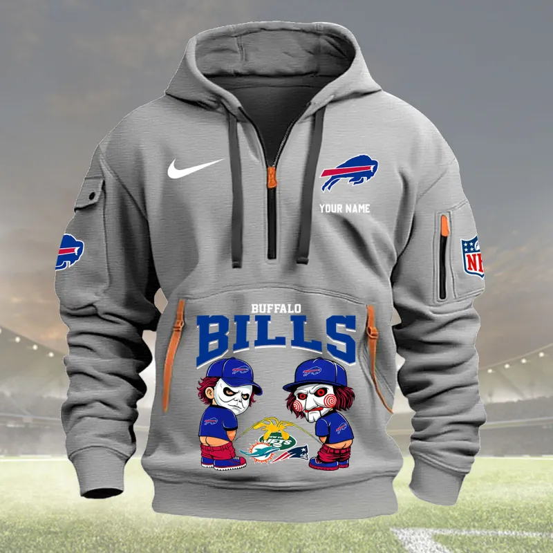 Buffalo Bills Light Gray Hoodie