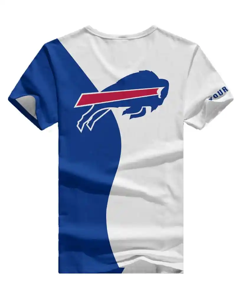Buffalo Bills Personalized V-neck Women T-shirt