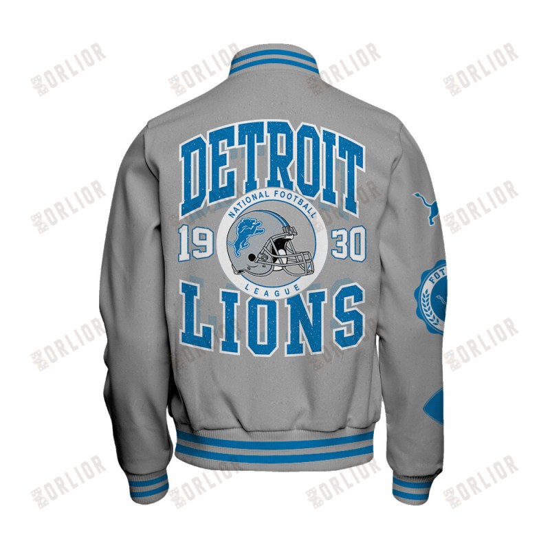 Detroit Lions Unisex Varsity Jacket
