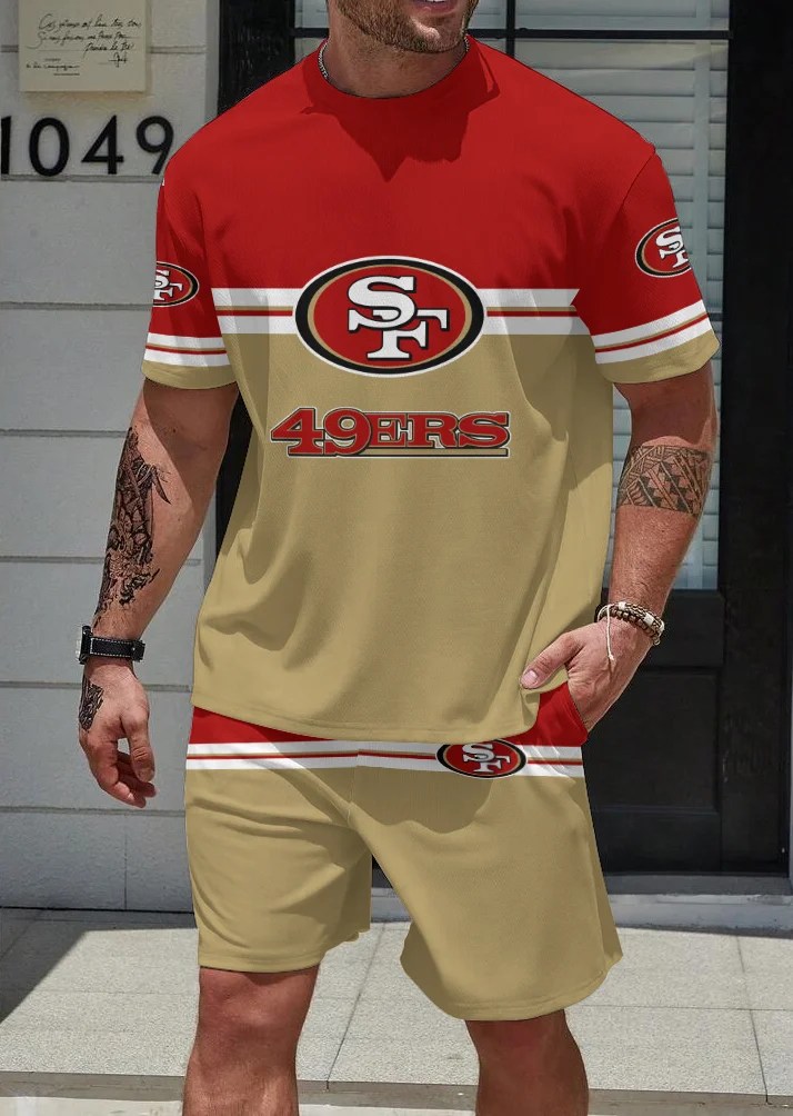 San Francisco 49ers T-Shirt and Shorts