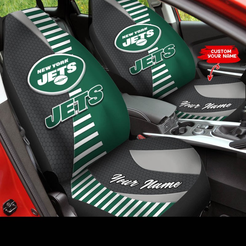 New York Jets Personalized Car Seat Covers