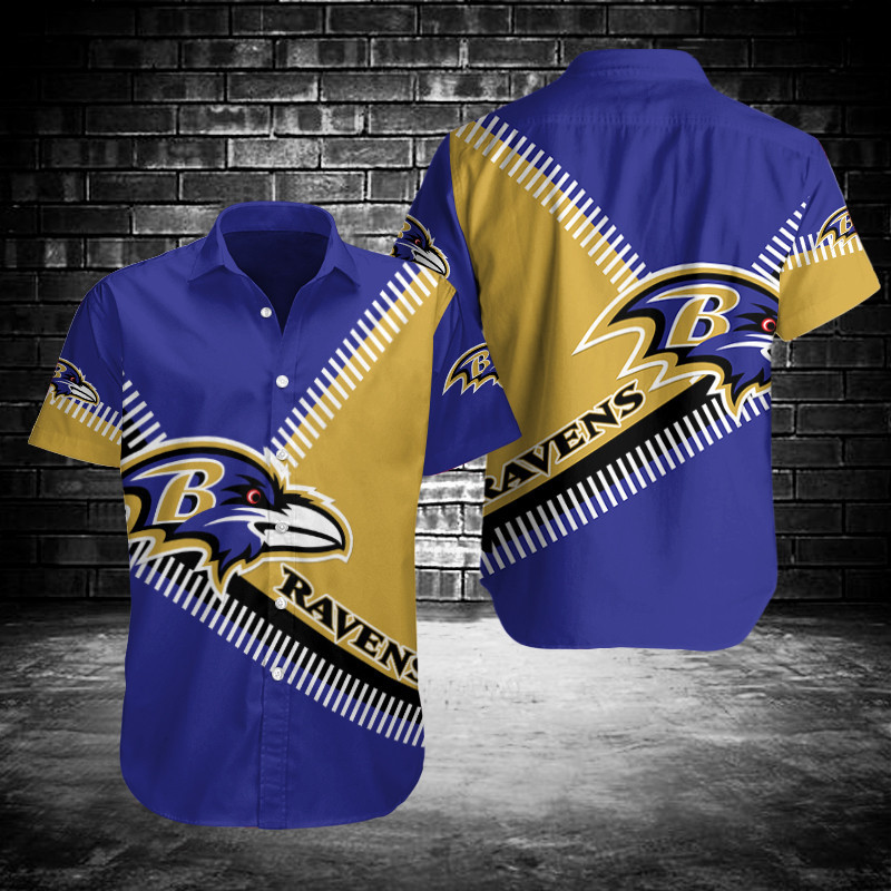 Baltimore Ravens Button Shirt Sizing Chart