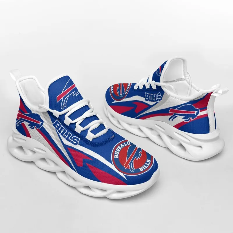 Buffalo Bills Yezy Running Sneakers Side View