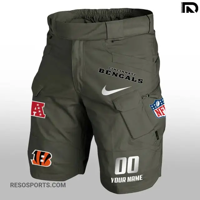 Cincinnati Bengals Shorts Side View