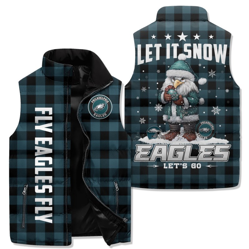 Philadelphia Eagles Premium Sleeveless Puffer Jacket