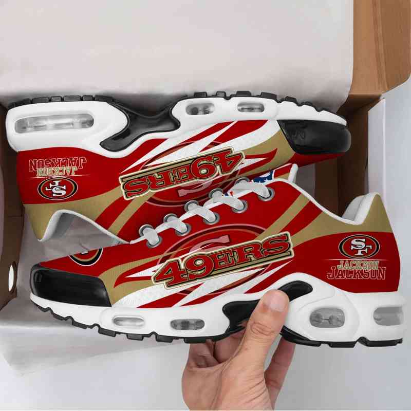 San Francisco 49ers Personalized Plus T-N Youth Sneakers