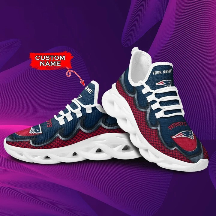 New England Patriots Personalized Yezy Running Sneakers