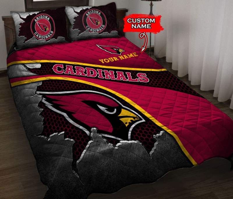 Arizona Cardinals Personalized Quilt Set