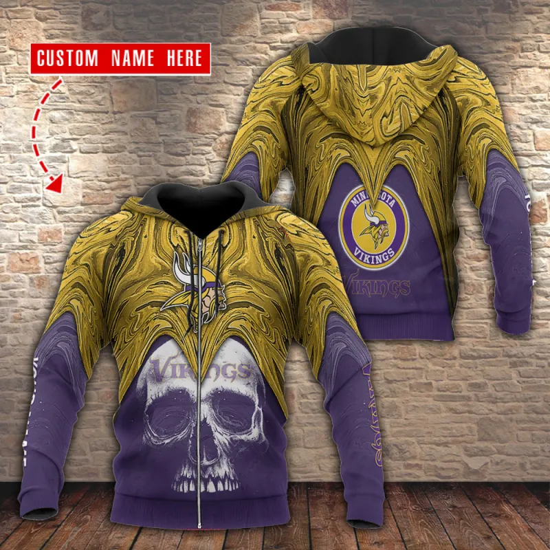 Minnesota Vikings Hoodie Custom Design