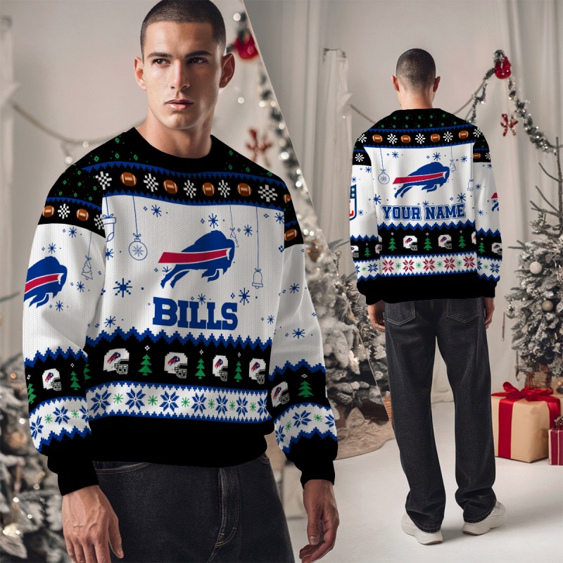 Buffalo Bills Premium Ugly Christmas Sweater