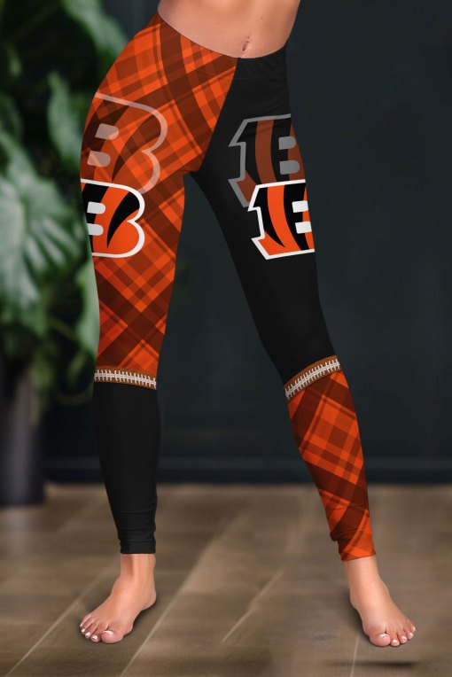 Cincinnati Bengals Leggings Detailed Image