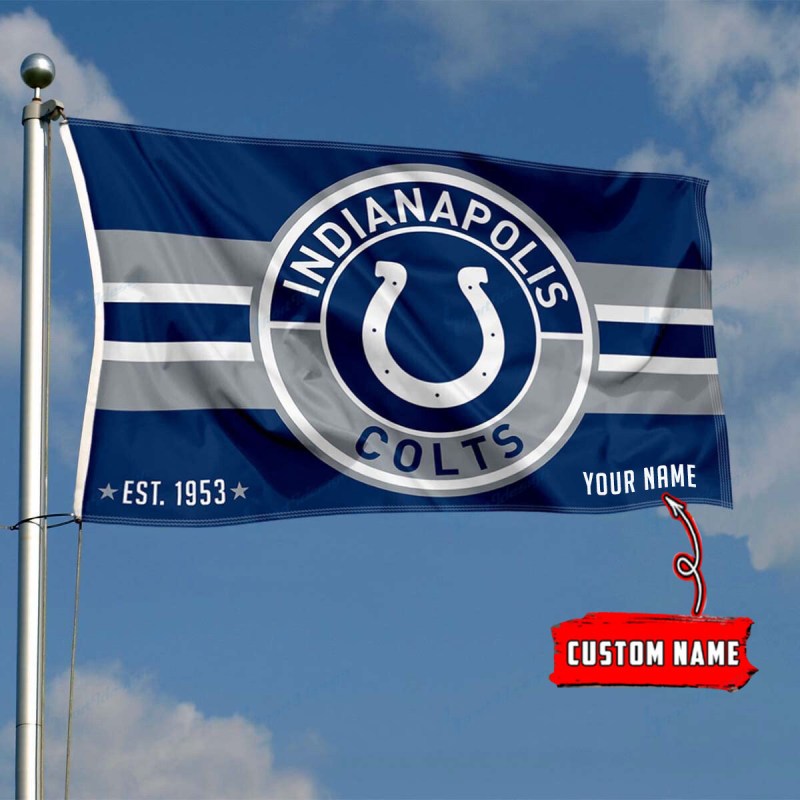 Indianapolis Colts Personalized Flag