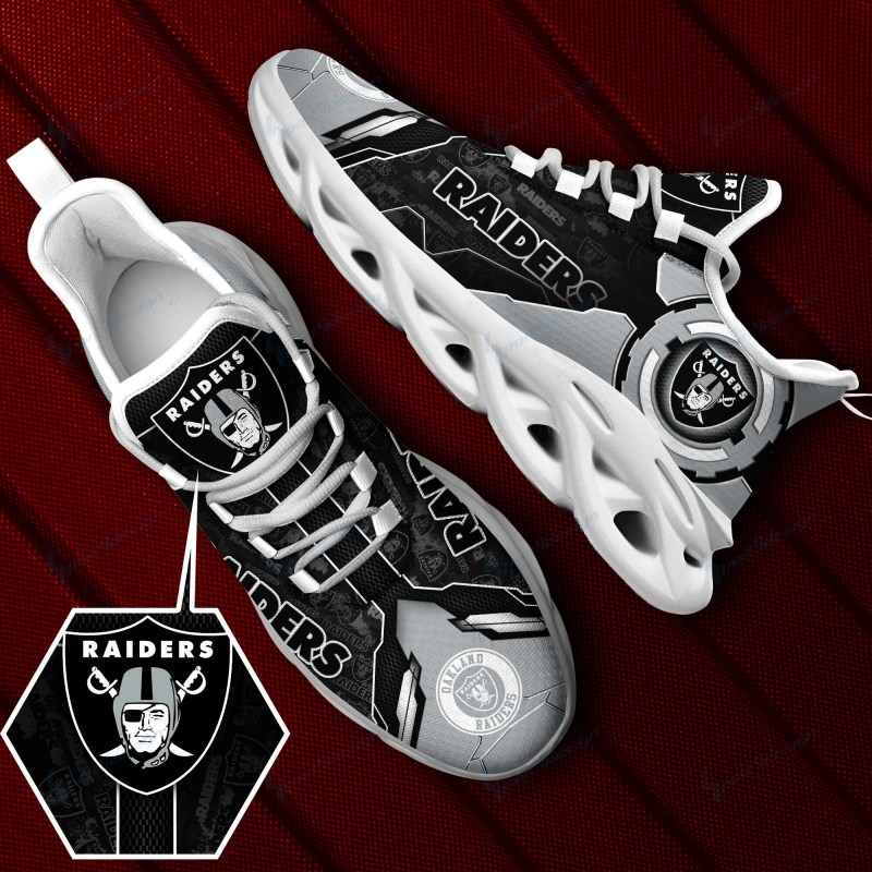 Las Vegas Raiders Yezy Running Sneakers