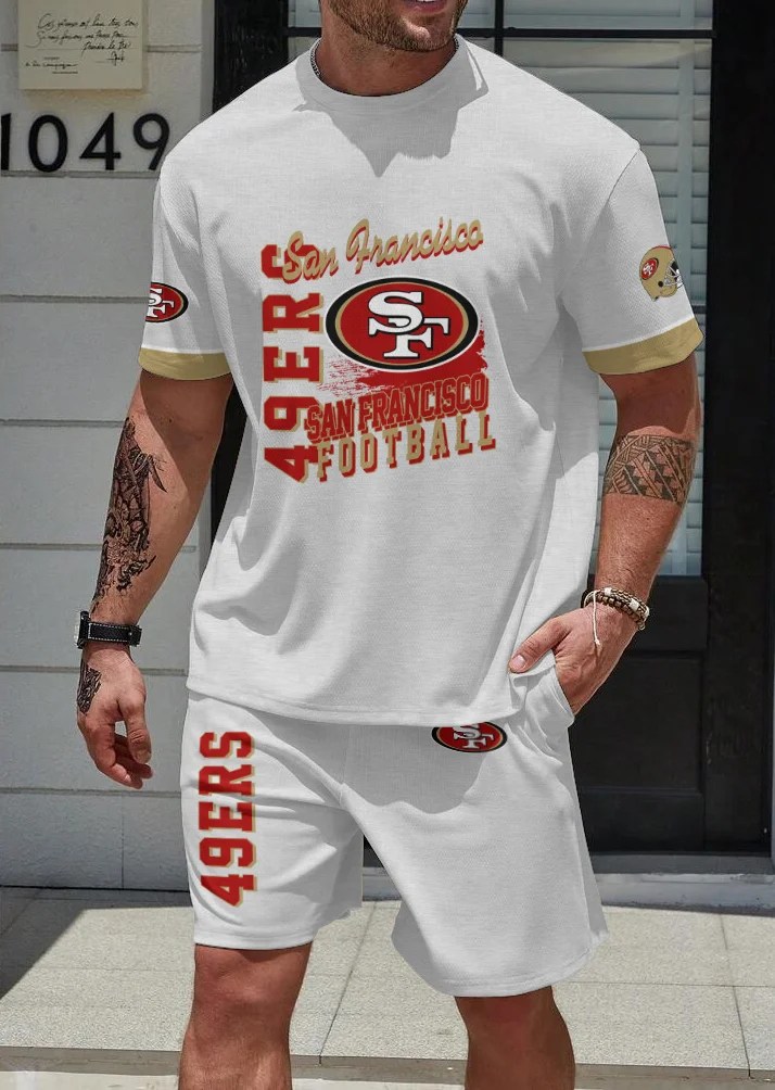 San Francisco 49ers T-Shirt and Shorts