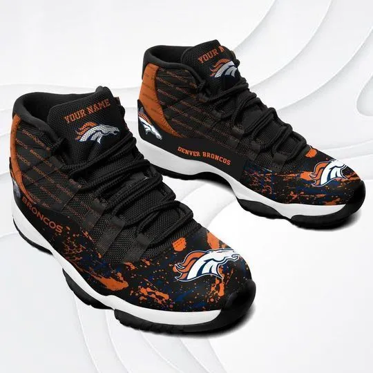 Denver Broncos AJD11 Sneakers Side View