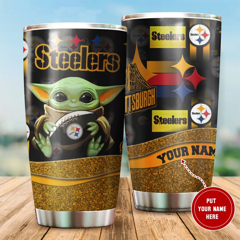 Pittsburgh Steelers Personalized Tumbler