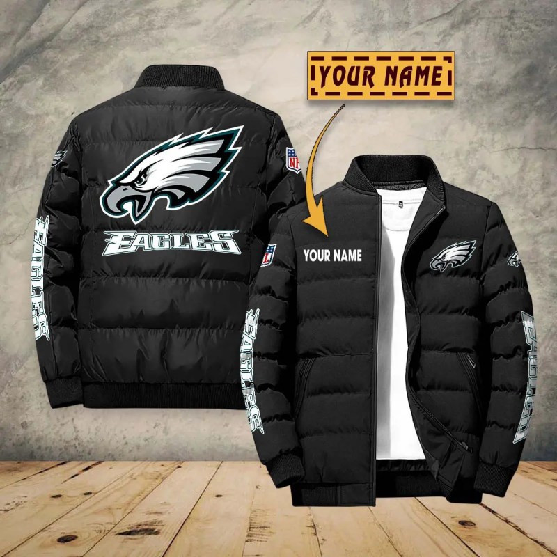 Philadelphia Eagles Puffer Jacket Image 2
