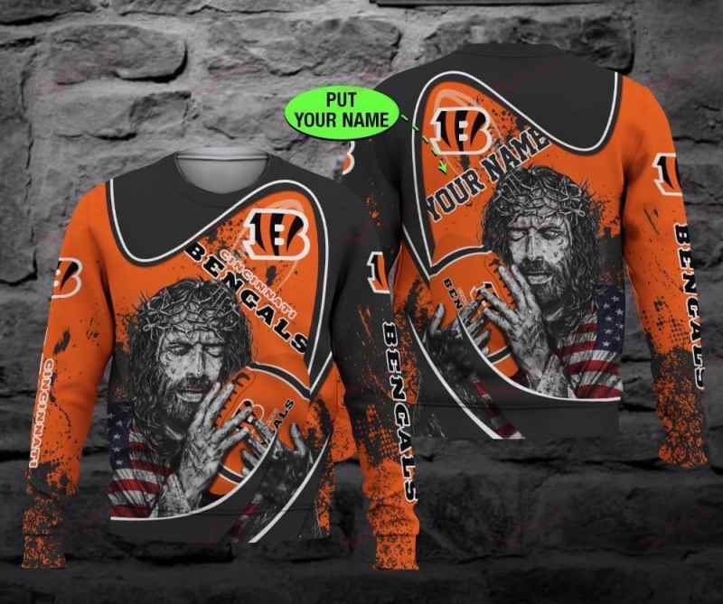 Cincinnati Bengals Personalized Sweater 4