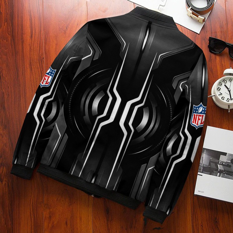 Las Vegas Raiders Bomber Jacket Details