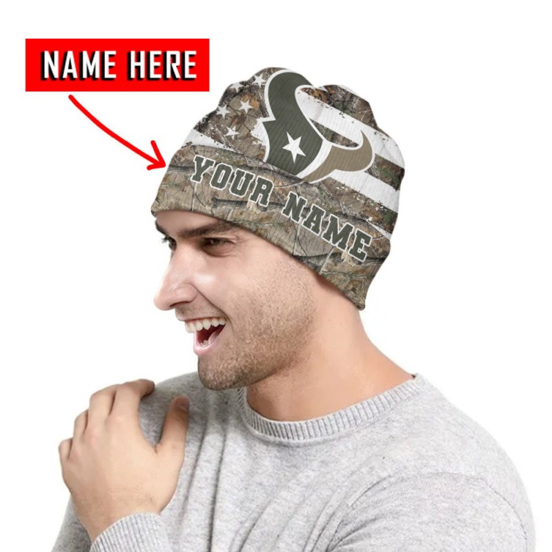 Houston Texans Beanie with Team Graphics