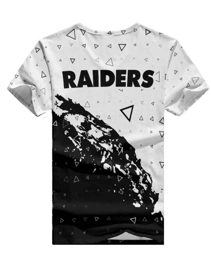 Las Vegas Raiders V-Neck T-Shirt Detail
