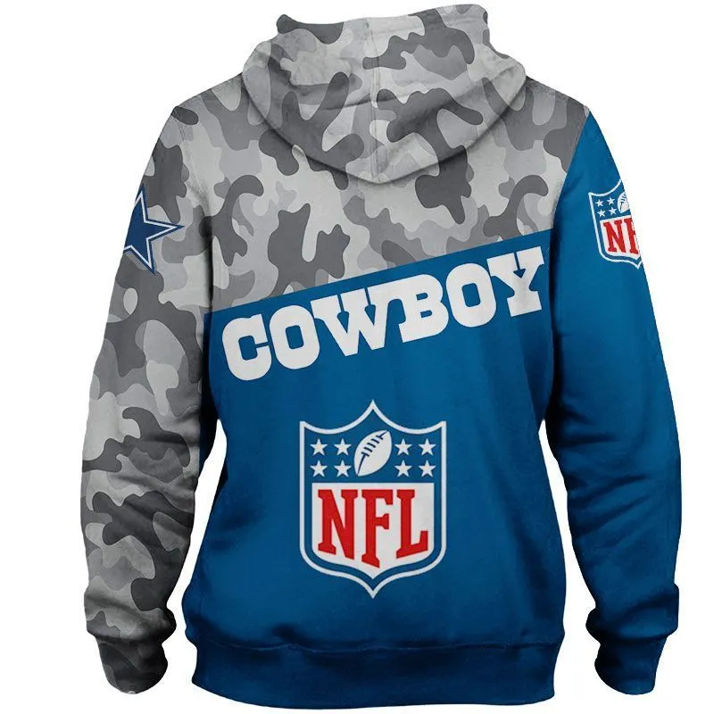 Dallas Cowboys Custom Hoodie Front View