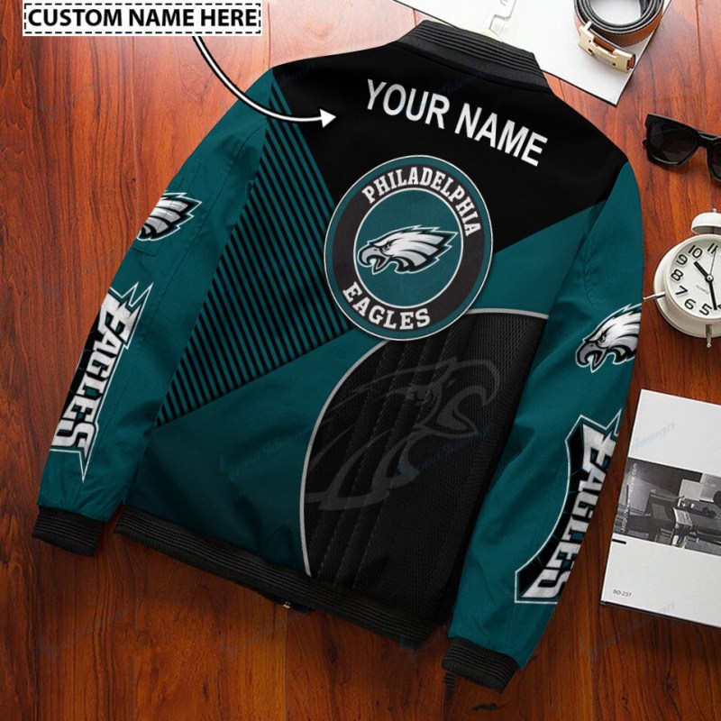 Personalized Philadelphia Eagles Bomber Jacket