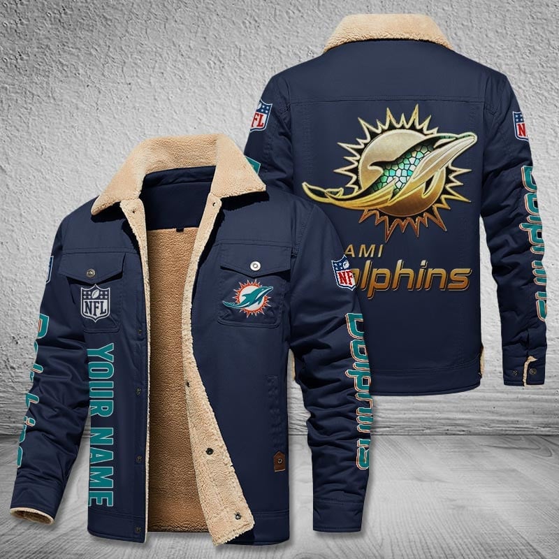 Fleece Bomber Jacket for NFL Fans