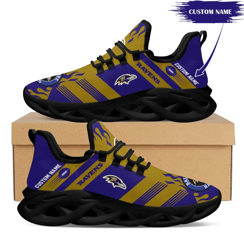 Baltimore Ravens Personalized Sneakers