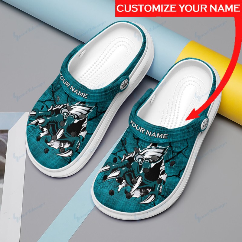 Philadelphia Eagles Personalized Clog