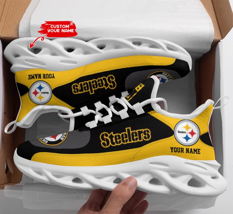 Pittsburgh Steelers Personalized Yeezy Running Sneakers