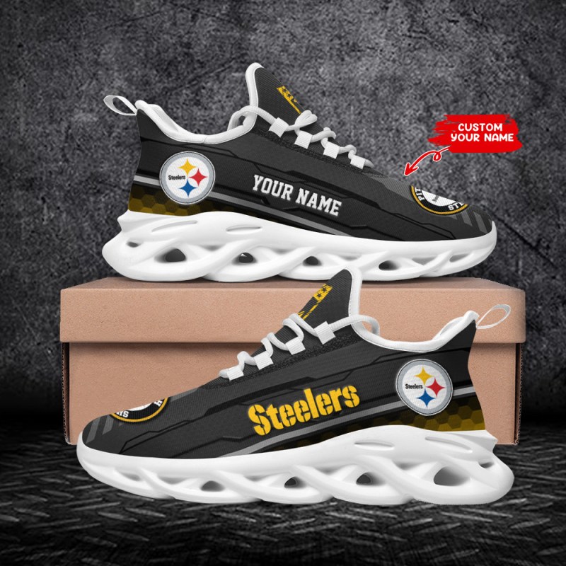 Pittsburgh Steelers Personalized Yezy Running Sneakers 1