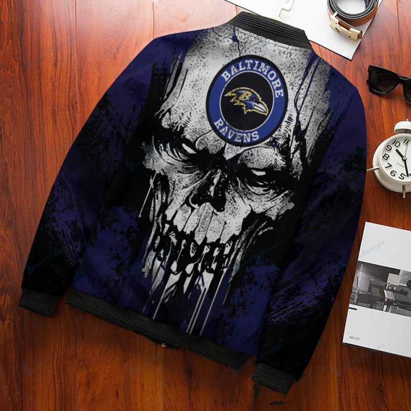 Baltimore Ravens Bomber Jacket View 2