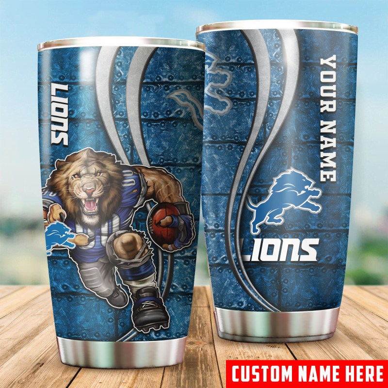 Detroit Lions Personalized Tumbler