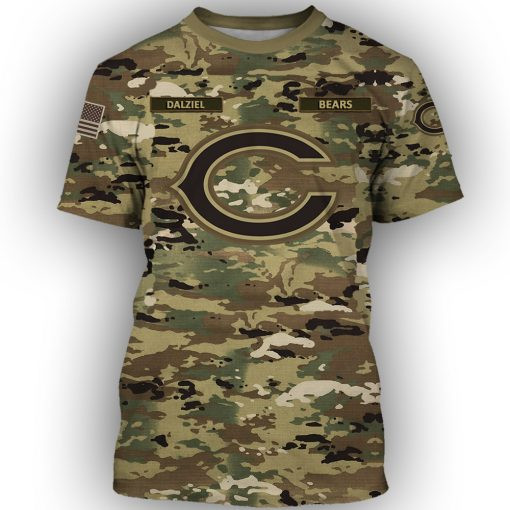 Chicago Bears Personalized Ugly Christmas Sweater Image 2