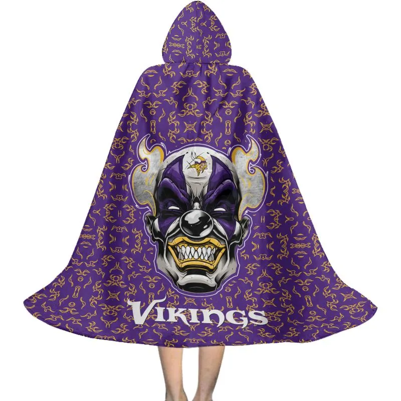 Minnesota Vikings Halloween Cloak Side View