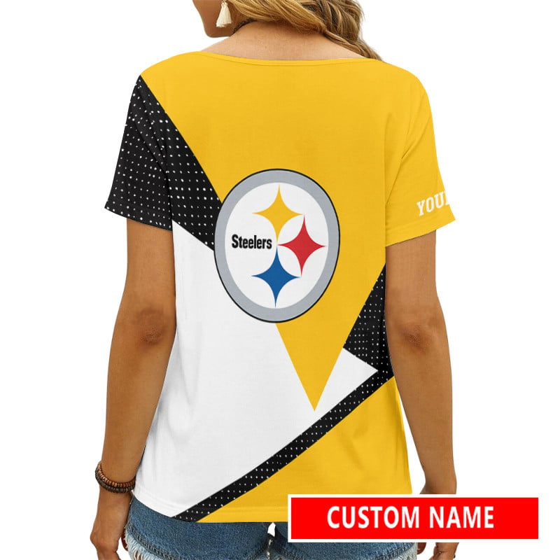 Pittsburgh Steelers Personalized T-shirt for Women