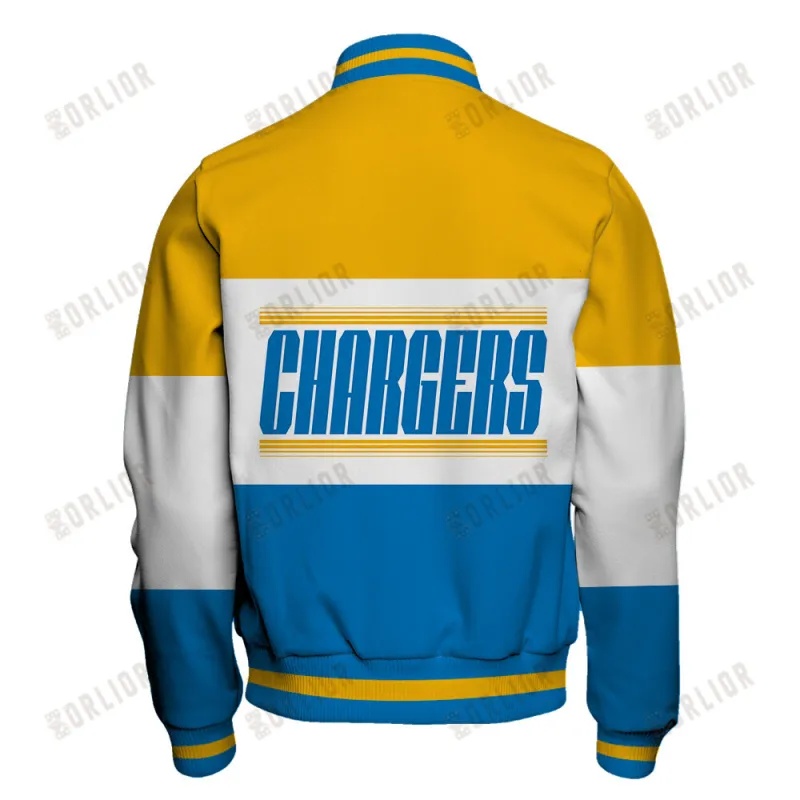 Los Angeles Chargers Varsity Jacket Detail 2