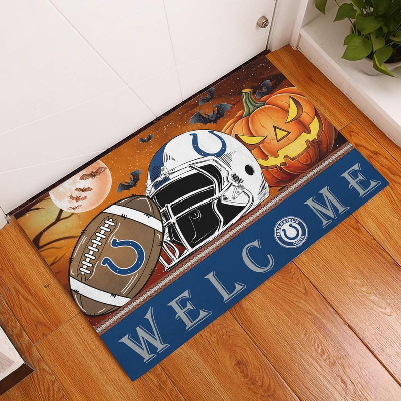Indianapolis Colts Halloween Doormat